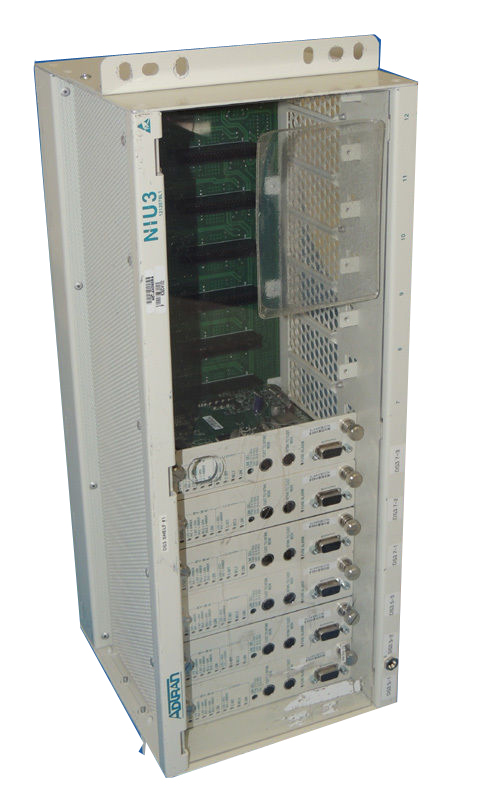 ADTRAN 1212078L1 TOTAL ACCESS DS3 NIU3 12 SLOTS SHEIF UNIT WITH 9X