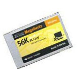 3COM 3CCM356 56K WINMODEM PC CARD W/MODEM CABLE