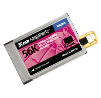 3COM 3CCM756 MEGAHERTZ 56K GLOBAL GSM + CELLULAR MODEM PC CARD