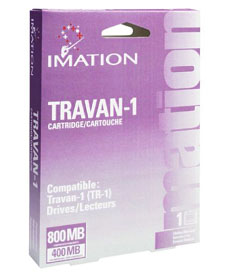 IMATION 45456 TR1 400/800MB TRAVAN DATA CARTRIDGE 1PK