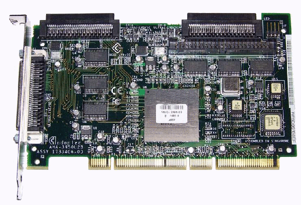 ADAPTEC AHA-3950U2B DUAL SCSI CONTROLLER CARD