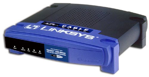 LINKSYS BEFCMU10 CABLE MODEM WITH USB AND ETHERNET CONNECTIONS