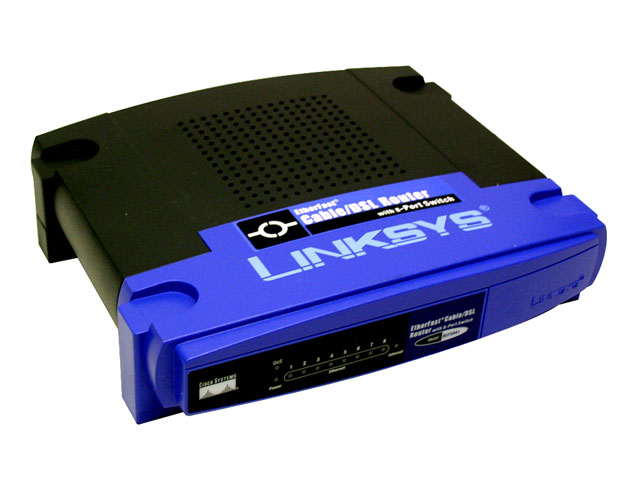 LINKSYS BEFSR81 ETHERFAST CABLE/DSL ROUTER WITH 8-PORT SWITCH