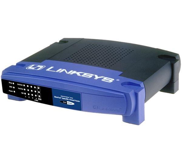 LINKSYS BEFSX41 BROADBAND ETHERFAST CABLE/DSL FIREWALL ROUTER WITH 4-PORT SWITCH