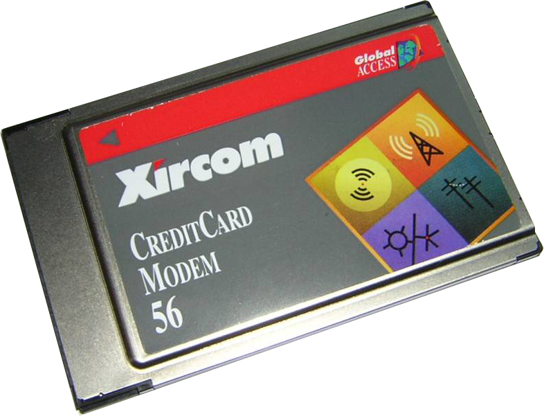 XIRCOM CM-56G CREDIT CARD MODEM 56
