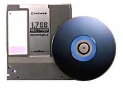 PIONEER DEC-17GMO 1.7GB 5.25" REWRITABLE MAGNETO OPTICAL DISK 1PK ( DEC17GMO )