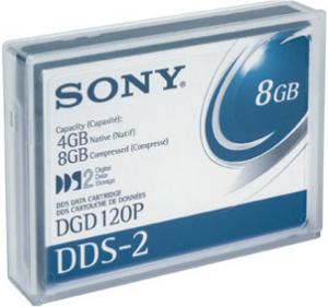 SONY DGD120P DDS2 4/8GB 4MM 120M DATA CARTRIDGE 1PK