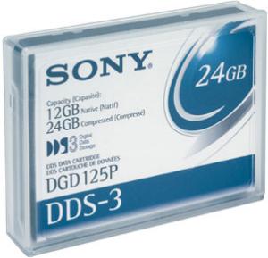 SONY DGD125P DDS3 12/24GB 4MM 125M DATA CARTRIDGE 1PK