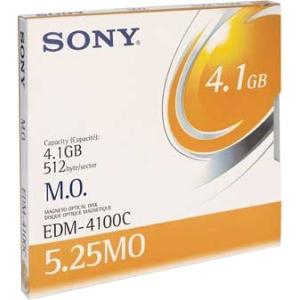 SONY EDM4100CWW 4.1GB 512B/S 5.25" REWRITABLE MAGNETO OPTICAL DISK 1PK