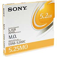 SONY EDM5200CWW 5.2GB 2048B/S RW 5.25" MAGNETO OPTICAL DISC 1PK