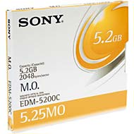 SONY EDM-5200C 5.2GB 2048B/S RW 5.25" MAGNETO OPTICAL DISC 1PK ( EDM5200C )