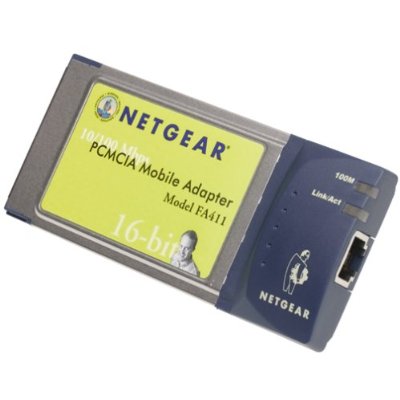 NETGEAR FA411 16-BIT PCMCIA NETWORK ADAPTER (10/100 MBPS)