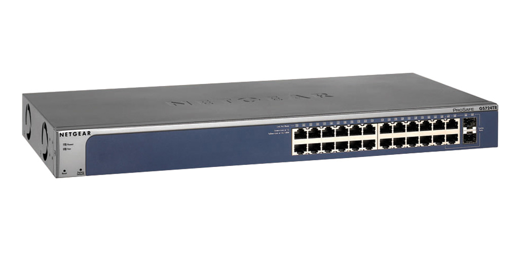 NETGEAR GS724TR PROSAFE 24-PORT GIGABIT SMART SWITCH WITH STATIC ROUTING