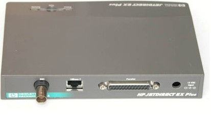 HP J2591A EX PLUS 1-PORT EXTERNAL PARALLEL JETDIRECT PRINT SERVER
