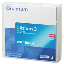 QUANTUM MR-L3MQN-02 LTO ULTRIUM-3 WORM 400/800G 680M DATA CARTRIDGE 1PK ( MRL3MQN02 )