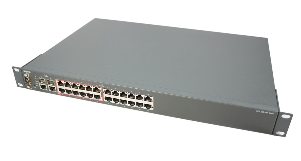 NORTEL NT5S02MAE5 BES 220-48T-PWR 48-PORT 10/100 BASE-T MANAGED SWITCH
