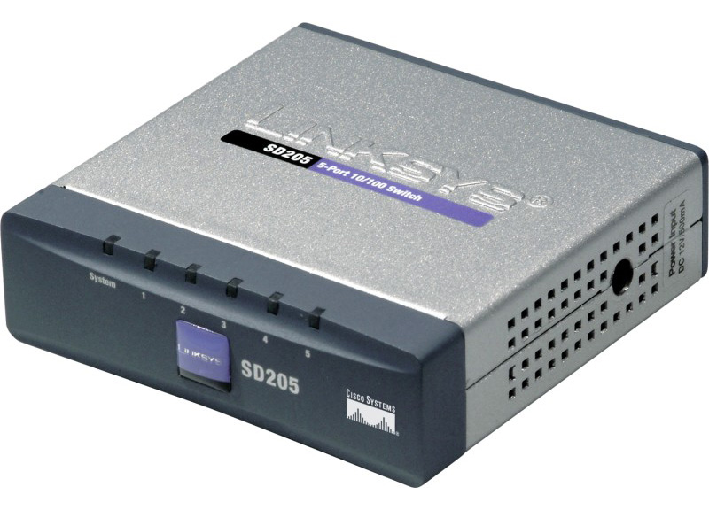 LINKSYS SD205 5-PORT FAST ETHERNET SWITCH