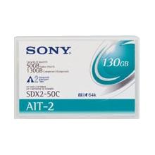 SONY SDX2-50C AIT2 50/100GB 8MM 230M DATA CARTRIDGE 1PK (SDX250C)