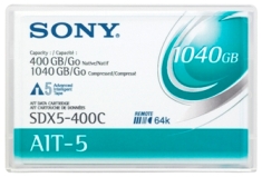 SONY SDX5-400C AIT-5 400/1040GB DATA CARTRIDGE 1PK (SDX5400C)
