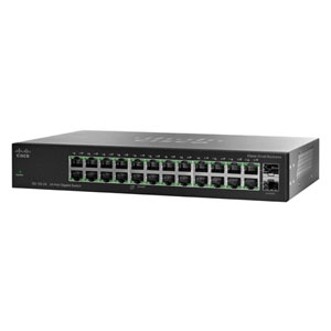 LINKSYS SR2024C COMPACT 24-PORT 10/100/1000 GIGABIT SWITCH