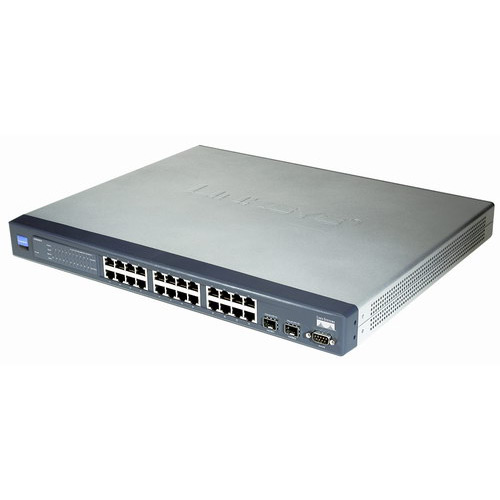 LINKSYS SRW2024 24-PORT 10/100/1000 GIGABIT SWITCH WITH WEBVIEW