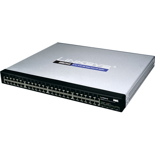 LINKSYS SRW2048 48-PORT 10/100/1000 GIGABIT SWITCH WITH WEBVIEW