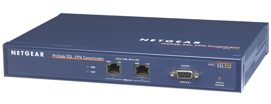 NETGEAR SSL312 PROSAFE SSL VPN CONCENTRATOR
