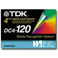 TDK DC4-120 DDS2 4/8GB 4MM 120M DATA CARTRIDGE 1PK ( DC4120 )