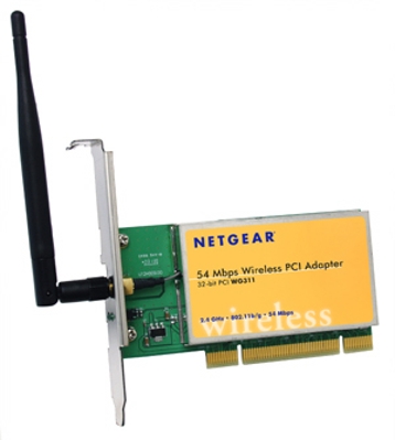 NETGEAR WG311 54 MBPS WIRELESS PCI NETWORK ADAPTER