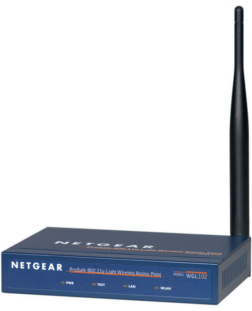 NETGEAR WGL102 PROSAFE 802.11G LIGHT WIRELESS ACCESS POINT