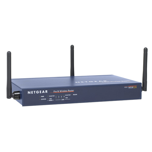 NETGEAR WGM124 802.11G (PRE-N) WIRELESS LAN 4-PORT ROUTER