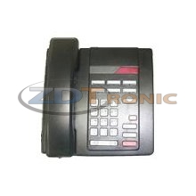 NORTEL M8009 SINGLE LINE TELEPHONE WITH MESSAGE WAITING INDICATOR ASH BLACK